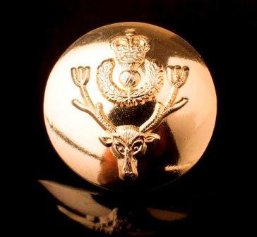 Queen's Own Highlanders(Seaforth and Camerons)Oval Blazer Button (Small)